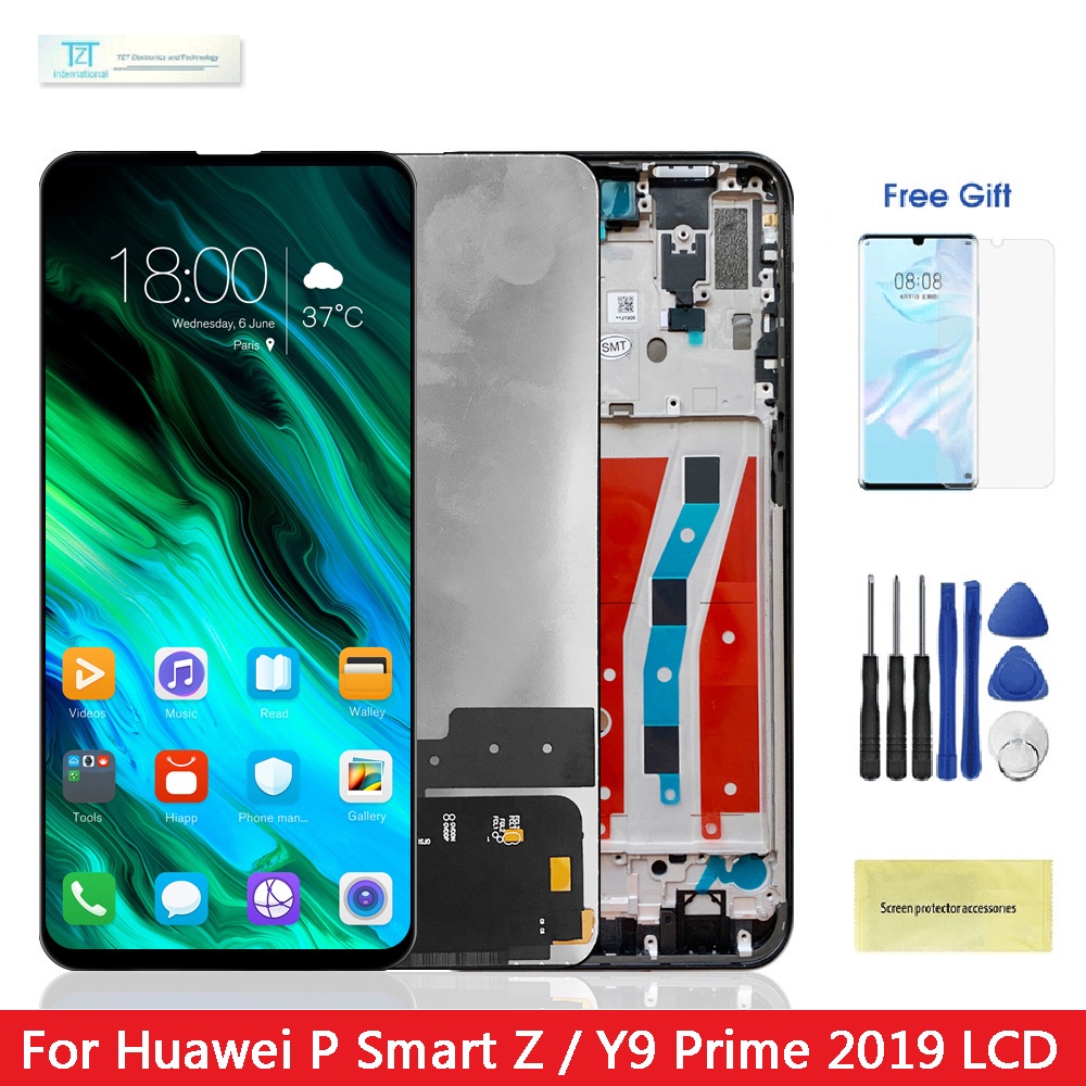 <พร้อมกรอบ> จอ for Huawei Y9 Prime 2019 / Huawei P Smart Z หน้าจอ หน้าจอหัวเวย จอพร้อมทัชสกรีน