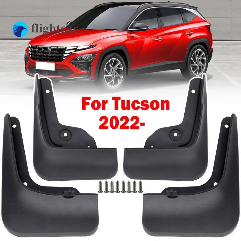 (FT) ชุดบังโคลนหน้า หลัง สําหรับ Hyundai Tucson NX4 2021 2022 2023 4 ชิ้น