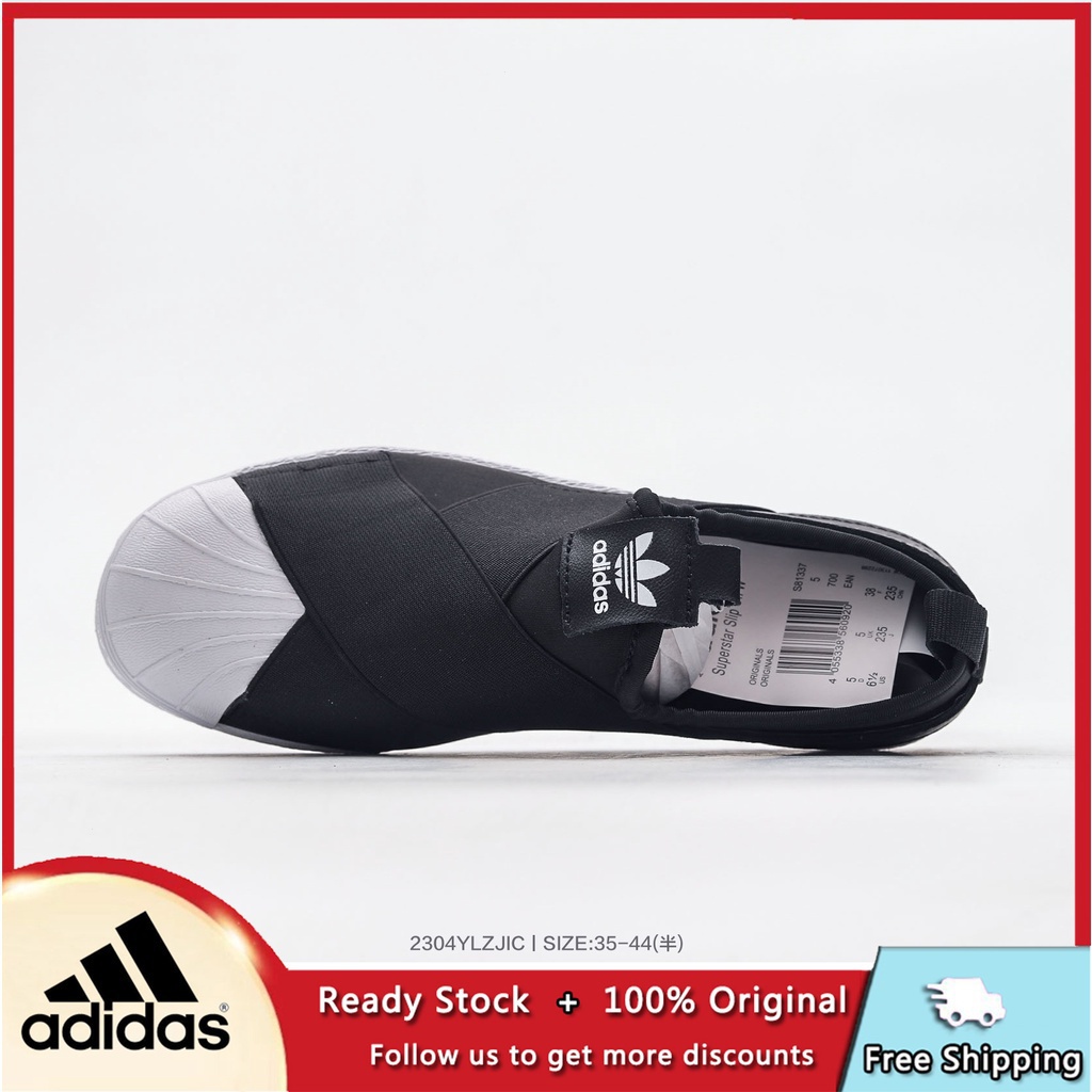 Adidas Superstar Slip On W รองเท้าผ้าใบ รองเท้าวิ่ง ระบายอากาศ สําหรับผู้ชาย ผู้หญิง 2023 แฟชั่น