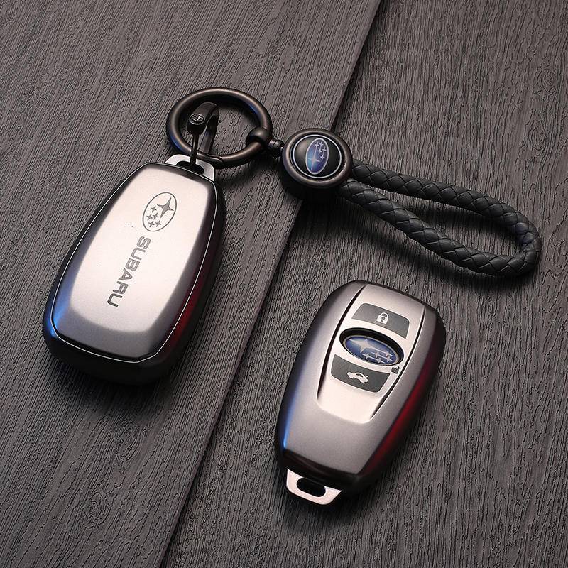 ซองใส่กุญแจรถหนังสำหรับ Subaru XV Forester Outback Legacy BRZ ซองใส่กุญแจรถ ซองใส่กุญแจรถ ซองใส่กุญแจรีโมทรถยนต์