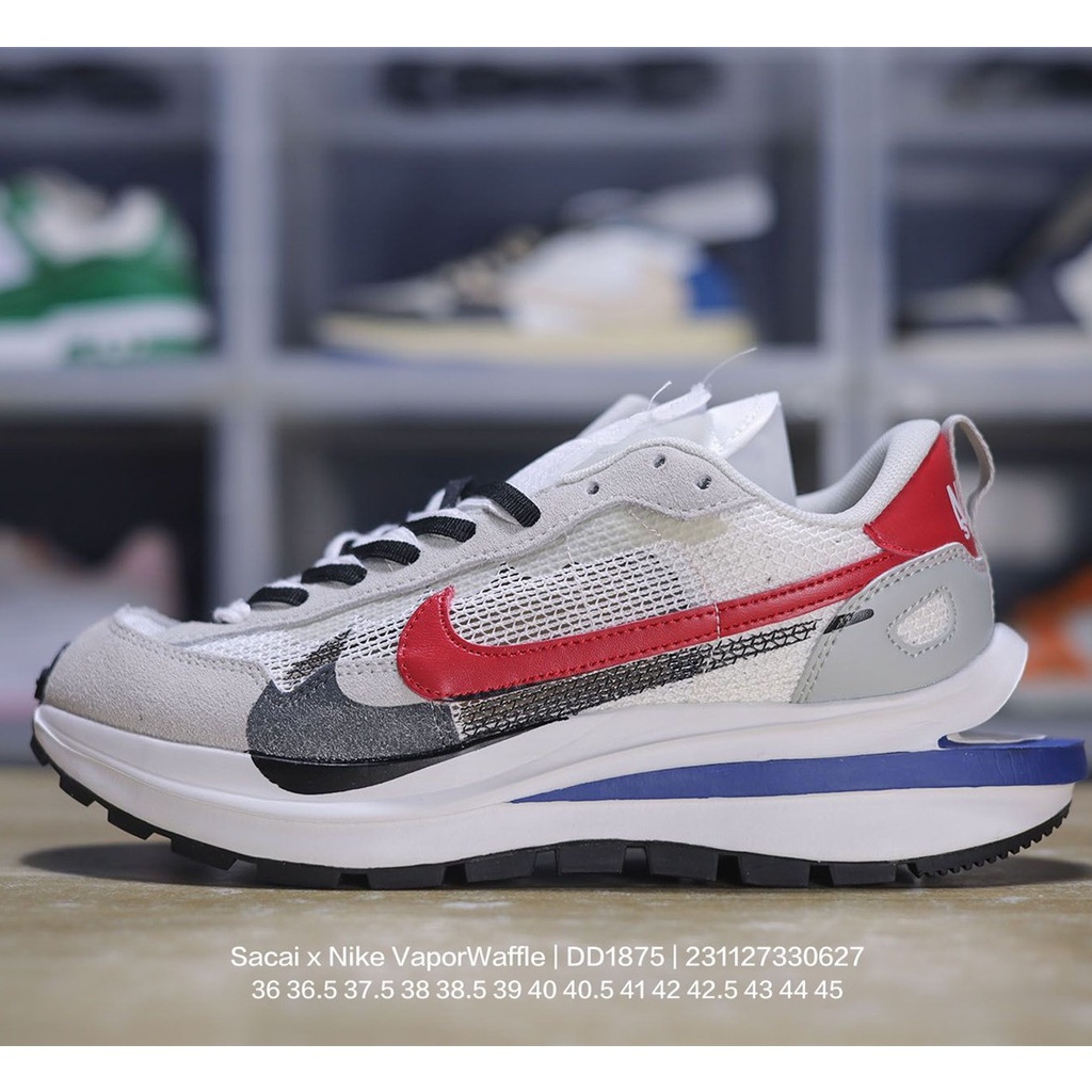 Sacai x Nike vaporwaffle marathon deconstruction รองเท้าผ้าใบ