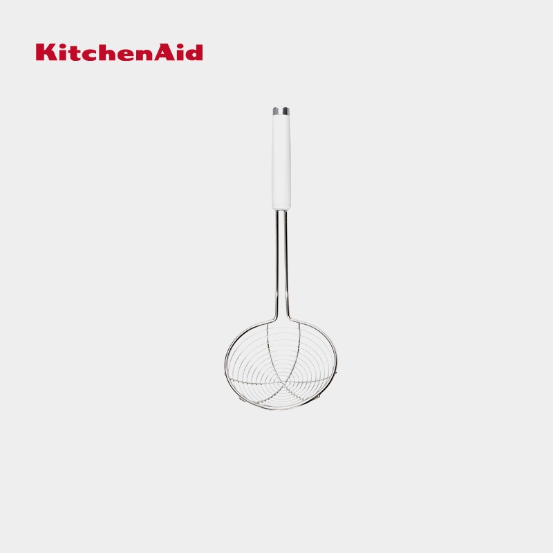 KitchenAid Stainless Steel Skimmer - Onyx Black / White / Charcoal Grey (Soft Grip) ตะแกรงร่อนสแตนเลส