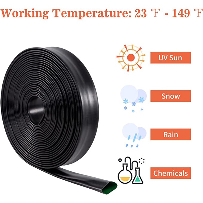 【Hot】สายส่งน้ำPE 2 นิ้ว ม้วน 100 เมตร รับแรงดันสูง 7 บาร์ ทนแดดทนฝน น้ำหนักเบา เคลื่อนย้ายสะดวก สายส่งน้ำผ้าใบ ท่อส่งน้ำ