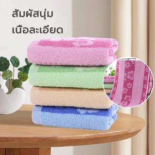 【ขนาด32*71ซม.】ผ้าขนหนู ผ้าเช็ดตัว ขนนุ่ม ซับน้ำดี ผืนใหญ่ห่อ…