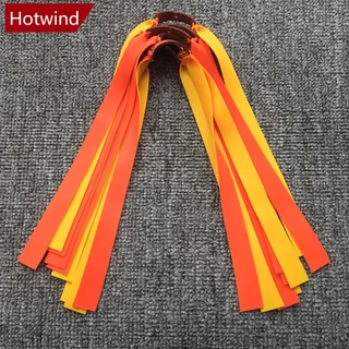Hotwind 5 ชิ ้ น Latex หนา Slingshot การล ่ าสัตว ์ ที ่ มีประสิทธิภาพแบนยาง Band 1.0-1.2 มม.ความยืดหยุ ่ นสูงกลางแจ ้ ง Catapult อุปกรณ ์ ยิง I6Y9