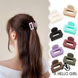 A HELLO GIRL กิ๊บติดผมหางม้า ขนาดเล็ก สีดํา สําหรับผู้หญิง