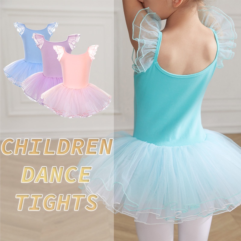 ชุดบัลเล่ต์เด็กเลื่อมแฟชั่นกระโปรง Tulle มืออาชีพสาวประสิทธิภาพ Ballerina ชุดบัลเล่ต์เต้นรํา Leotard