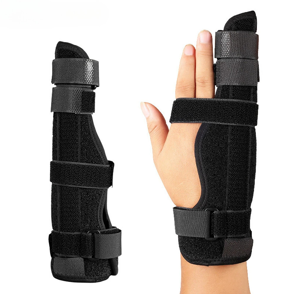 1 ชิ้น Finger Splint Hand Brace,Little Finger Cast Trigger Finger Immobilizizer Straightener, Ulnar 