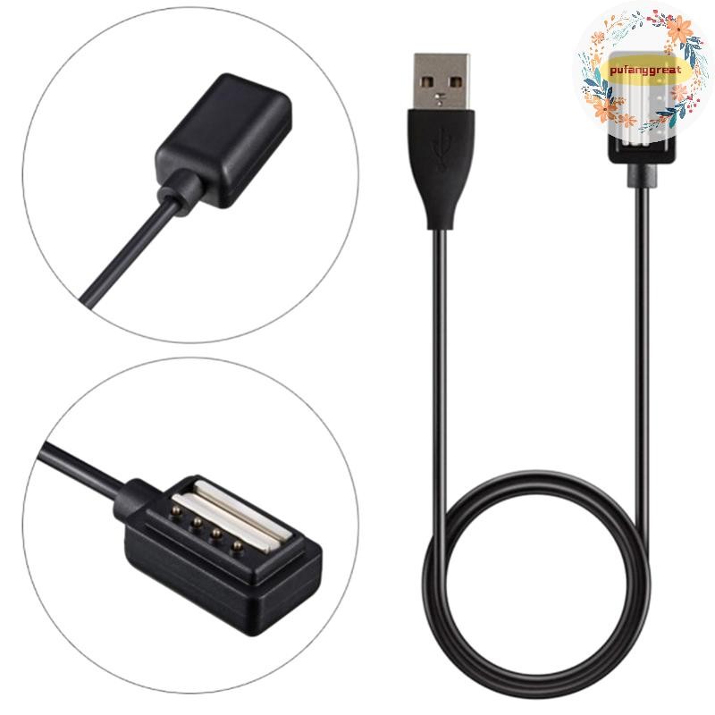 Pufanggreat Charger สําหรับ Suunto Spartan กีฬาข้อมือ HR Ultra สําหรับ Suunto 9 baro D5 สายชาร์จ USB Dock Cradle สมาร์ทนาฬิกาเครื่องชาร์จ TH