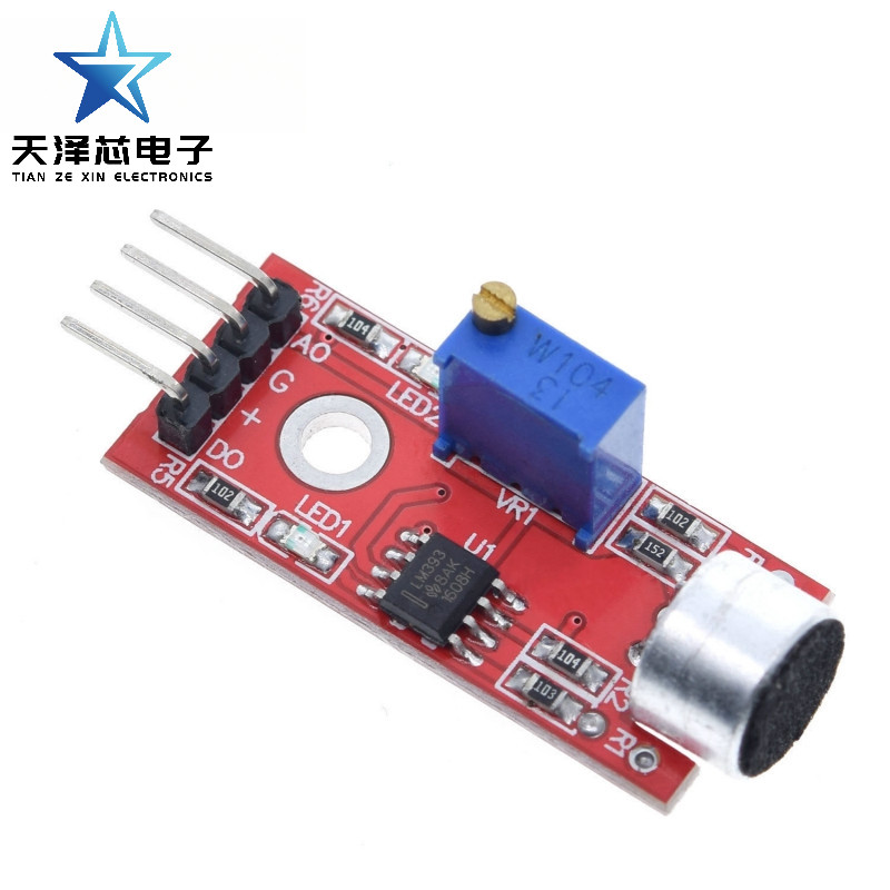 Ky-037 โมดูลตรวจจับเซ็นเซอร์ไมโครโฟนเสียงความไวสูงสําหรับ Arduino AVR PIC