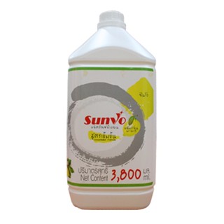 SUNVO น้ำยาล้างจาน กลิ่นมะนาวสูตรเข้มข้น 3.8 ลิตร