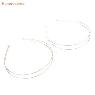 Hanprospree&gt; ที่คาดผมโลหะ แบบสองราก สไตล์เรโทร สีทอง สีเงิน สําหรับผู้หญิง