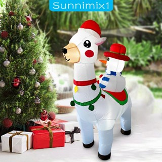 [Sunnimix1] อัลปาก้าคริสต์มาส สโนว์แมน 1.8 ม. สําหรับสวน นอกบ้าน