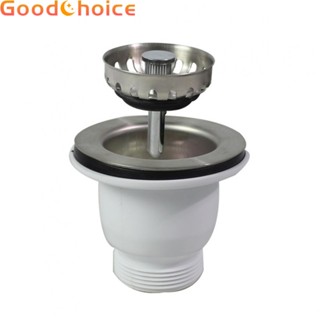 Sink Strainer Home Kit Opening 60mm Replacement Stainless Steel Waste 1pcs