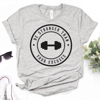 เสื้อยืด พิมพ์ลายกราฟฟิค Crossfit สไตล์ฮาราจูกุ สําหรับผู้หญิง y2k 2000s