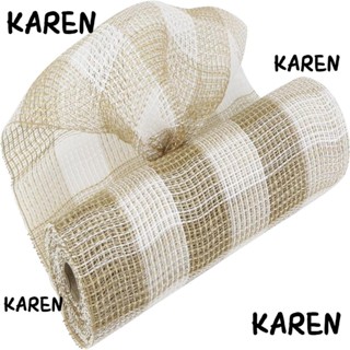 Karen ริบบิ้นตาข่าย สีดํา 10 หลา 2 ม้วน 10 นิ้ว สําหรับต้นคริสต์มาส DIY