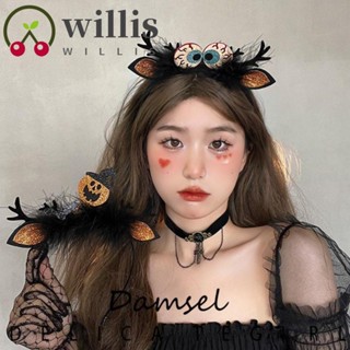 Willis ผู้หญิง ที่คาดผม ปาร์ตี้ สยองขวัญ ตุ๊กตาบอลผี ฟักทอง สน โคน โบ สไตล์เกาหลี ที่คาดผม