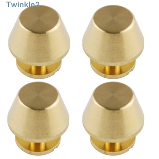 Twinkle สกรูทองเหลือง 12 มม. สีทอง สําหรับกระเป๋าถือ 10 ชุด