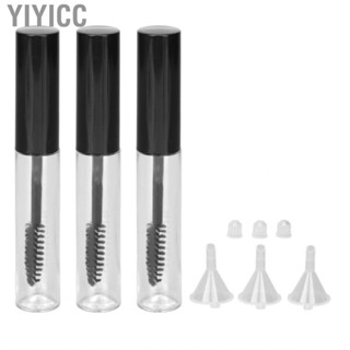 Yiyicc Eyelash  Bottle Wand 3pcs Plastic Empty  Tube With Funnel