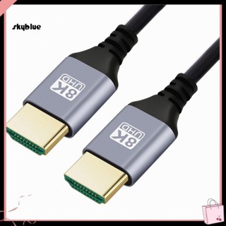 [Sy] สายเคเบิล 8k โหมดภาพ และขยาย Hdmi 2.1 คุณภาพสูง 8k สําหรับทีวี คอมพิวเตอร์ และแล็ปท็อป ความยาว 1 เมตร 2 เมตร และ 3 เมตร