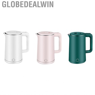 Globedealwin Electric Kettle  Double Layer Water Boiler 2.3L 4 Safety Protection Large Spout for Home