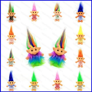 Yt1 โมเดลฟิกเกอร์ PVC รูป Trolls ตลก ของขวัญของที่ระลึก สําหรับตกแต่งบ้าน