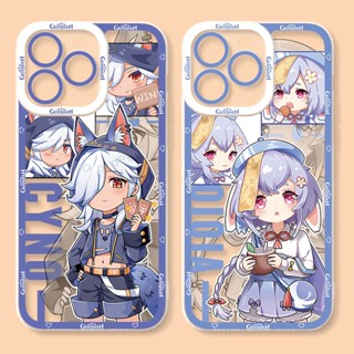 เคสโทรศัพท์มือถือ แบบนิ่ม ลายเกม genshin น่ารัก สําหรับ OPPO