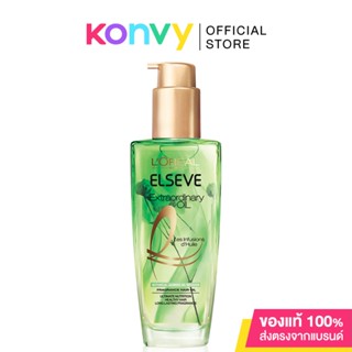 LOreal Paris Elseve Extraordinary Oil Botanical Jasmine Oil Infusion 100ml ลอรีอัล ปารีส ออยล์บำรุงผม.