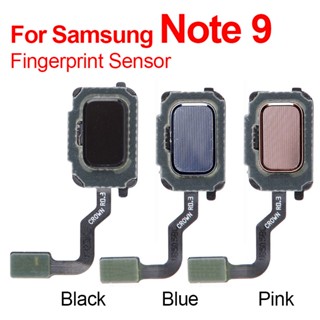 ของแท้ ปุ่มโฮม ปุ่มสแกนลายนิ้วมือ พร้อมสายแพ สําหรับ Samsung Galaxy Note 9 N960F N960U N9600/DS