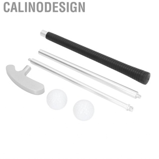 Calinodesign Golf Putter Club  Detachable 3 Section Screw Threaded Interface Glossy for Outdoor Activities