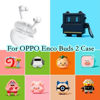 【ของแท้】เคสหูฟัง แบบนิ่ม ลายการ์ตูน สําหรับ OPPO Enco Buds 2 Enco Buds 2