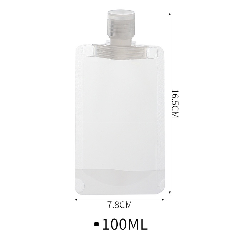 กระเป๋าเครื่องสําอาง โลชั่น เจลอาบน้ํา แชมพู แบบพกพา ขนาด 50 มล. 100 มล.