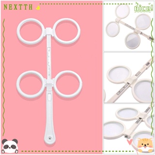 Nextth ที่ใส่ออปติคอล พลาสติก ป้องกันดวงตา แบบพกพา 4 เลนส์ น้ําหนักเบา สําหรับผู้ชาย และผู้หญิง