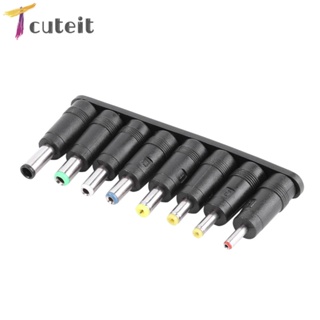 Tcuteit อะแดปเตอร์ปลั๊กซ็อกเก็ตเชื่อมต่อ 8 in 1 PC AC DC