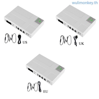 Wu พาวเวอร์ซัพพลาย UPS สํารองแบตเตอรี่ สําหรับลําโพง เราเตอร์ WiFi กล้อง