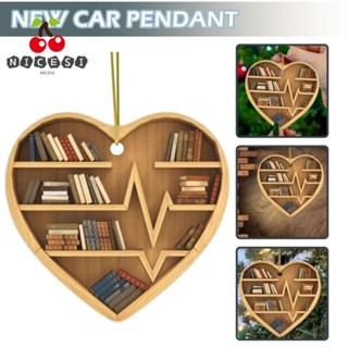 Nicesi เครื่องประดับตกแต่งต้นคริสต์มาส รูปหัวใจ