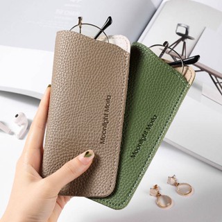 SENSES// INS Cowhide Glasses Storage Bag High Sense Genuine Leather Soft Leather Portable Womens Leather Glasses Bag zF9f