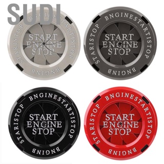 Sudi Engine Start Stop Button Cover Protective  Scratch Spin Design Universal One Key Trim