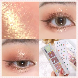 Vibely อายแชโดว์ 5 สี Ute Dream Duck Pearlescent Matte Earth Color Shimmer อายแชโดว์สีง่าย Long Lasting Party เทศกาลแต่งหน้า JOYFEEL