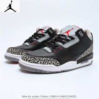 ของแท้ 100% n_ike Air Jordan 3 Retro og AJ3 รองเท้าบาสเก็ตบอล สําหรับผู้ชาย และผู้หญิง