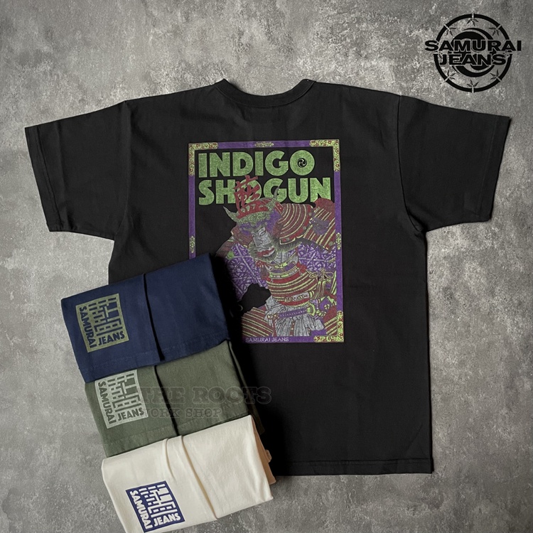 พร้อมส่ง เสื้อยืดแขนสั้น ผ้าฝ้ายแท้ พิมพ์ลาย SAMURAI JEANS SAMURAI สไตล์คลาสสิก สําหรับผู้ชาย ผู้หญิ