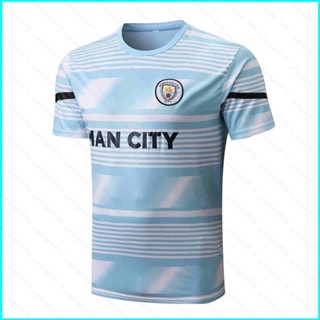 เสื้อกีฬาแขนสั้น พิมพ์ลายการ์ตูน Manchester City Jersey พลัสไซซ์ ให้ความอบอุ่น เข้าได้กับทุกชุด