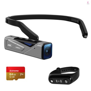 ORDRO Hands-Free Camcorder with Remote Control and 64G Memory Card - Ideal for Vlogging