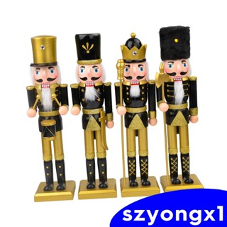 [Szyongx1] แครกเกอร์ถั่ว สําหรับตกแต่งปาร์ตี้คริสต์มาส 4 ชิ้น