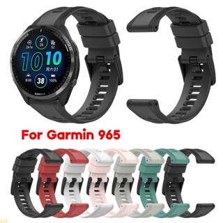 Xin สายนาฬิกาข้อมือซิลิกา กันน้ํา กันรอยขีดข่วน ทนทาน สําหรับ Forerunner 965 Smartwatch