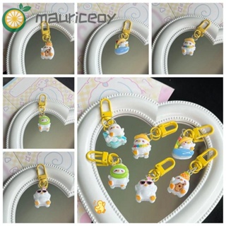 Mauriceoya พวงกุญแจ จี้เรซิ่น รูปเป็ด สําหรับแขวนกระเป๋า DIY