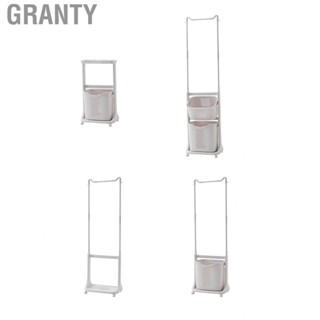 Granty Rack Simple Mobile Vertical Large  Iron  PP ABS Closet Storage Shelf for Bedroom Bathroom