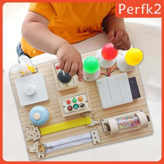 [Perfk2] บอร์ดของเล่น Montessori Busy Board DIY สําหรับเด็ก