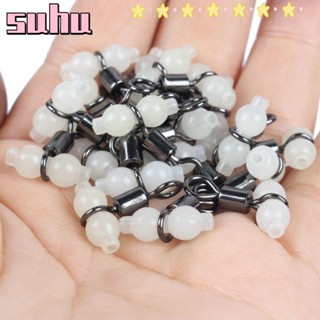 Suhuhd เหยื่อตกปลา โลหะผสมเหล็ก สีขาว 40 ชิ้น