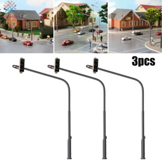 ไฟยานพาหนะ 1: 160 3V DC หรือ AC Lamppost Lighting N-Gauge Pedestrian